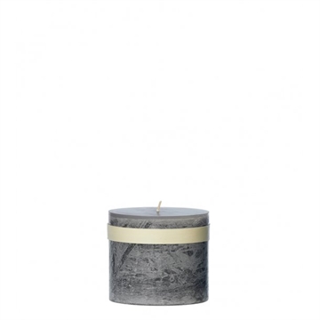 Timber Block Grey Healthy Candle 8x7,5